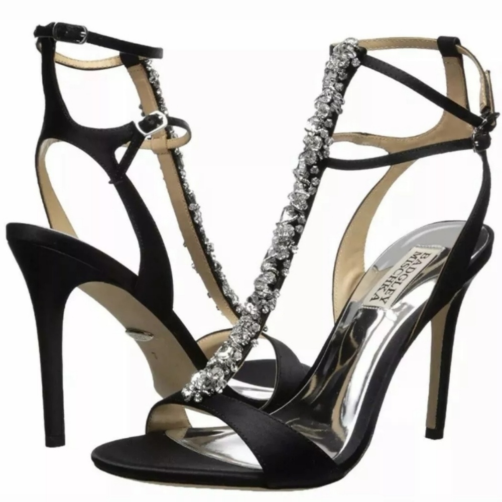 Black High Heel Sandal